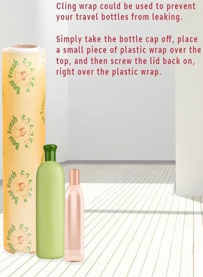 Lapeta Food Transparent Wrap for Food Wrapping 1.5kg, FoodCling roll for Kitchen, Clean wrap roll for Kitchen Food roti Super Saver Jumbo Roll for Food Pack Kitchen use (Pack of 1) - Image 4