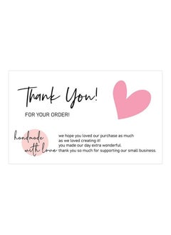 Y&D 30-Piece Handmade Thank You Card For Supporting Business Package Decoration With Love Charitable  - Image 1