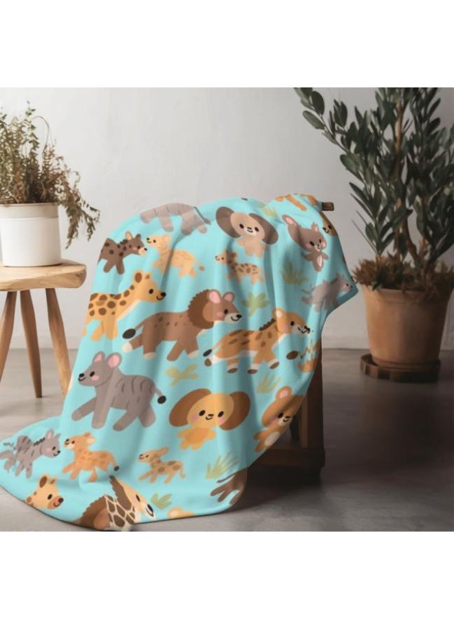 general Baby and children's cartoon flannel thin blanket (warm and comfortable, suitable for sleep, game use) 70cm*100cm - Image 4