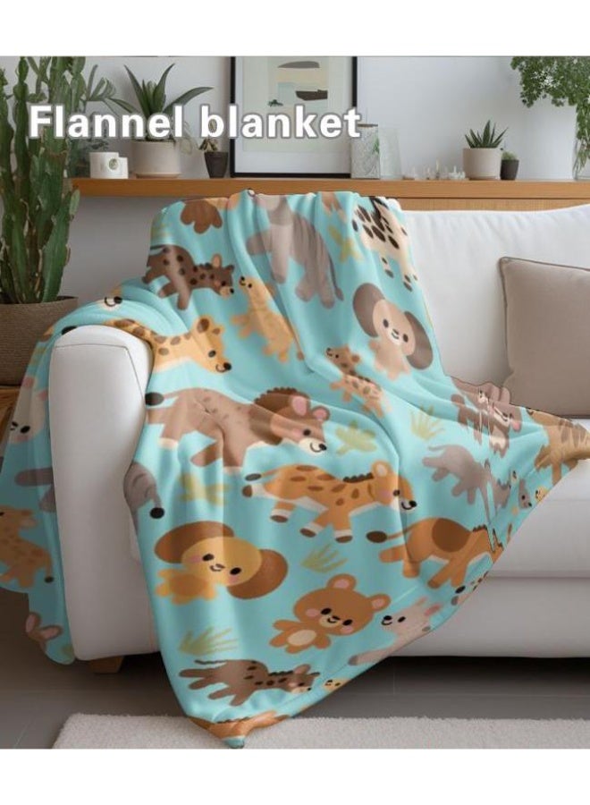 general Baby and children's cartoon flannel thin blanket (warm and comfortable, suitable for sleep, game use) 70cm*100cm - Image 5