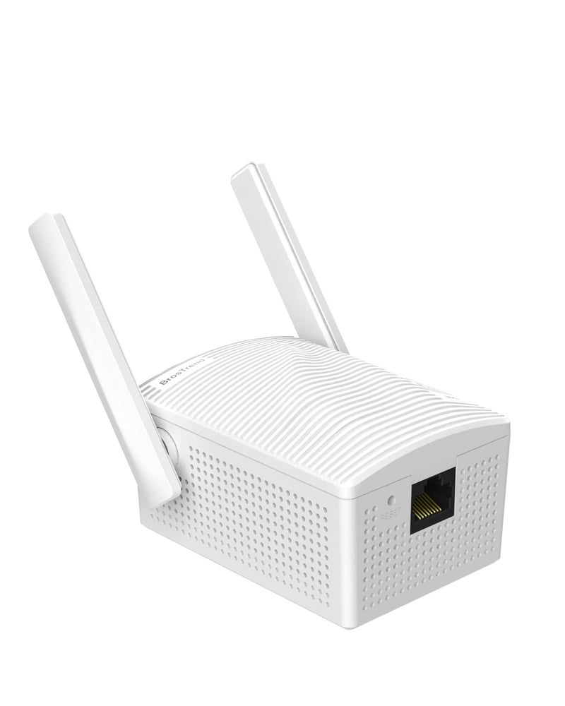 BrosTrend BrosTrend Dual Band 1200Mbps WiFi Bridge, Convert Your Wired Device to Wireless Network, Works with Any Ethernet-Enabled Devices, WiFi to Ethernet Adapter with Standard RJ45 LAN Port, Easy Setup  - Image 1