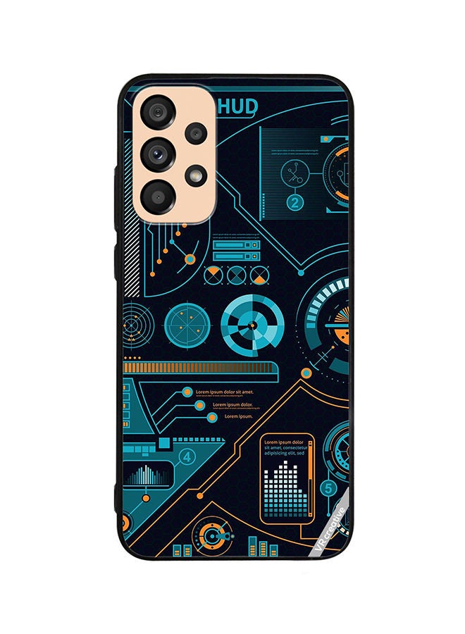 VR CREATIVE Protective Case Cover For Samsung Galaxy A72 Touch Hud Design Multicolour - Image 1