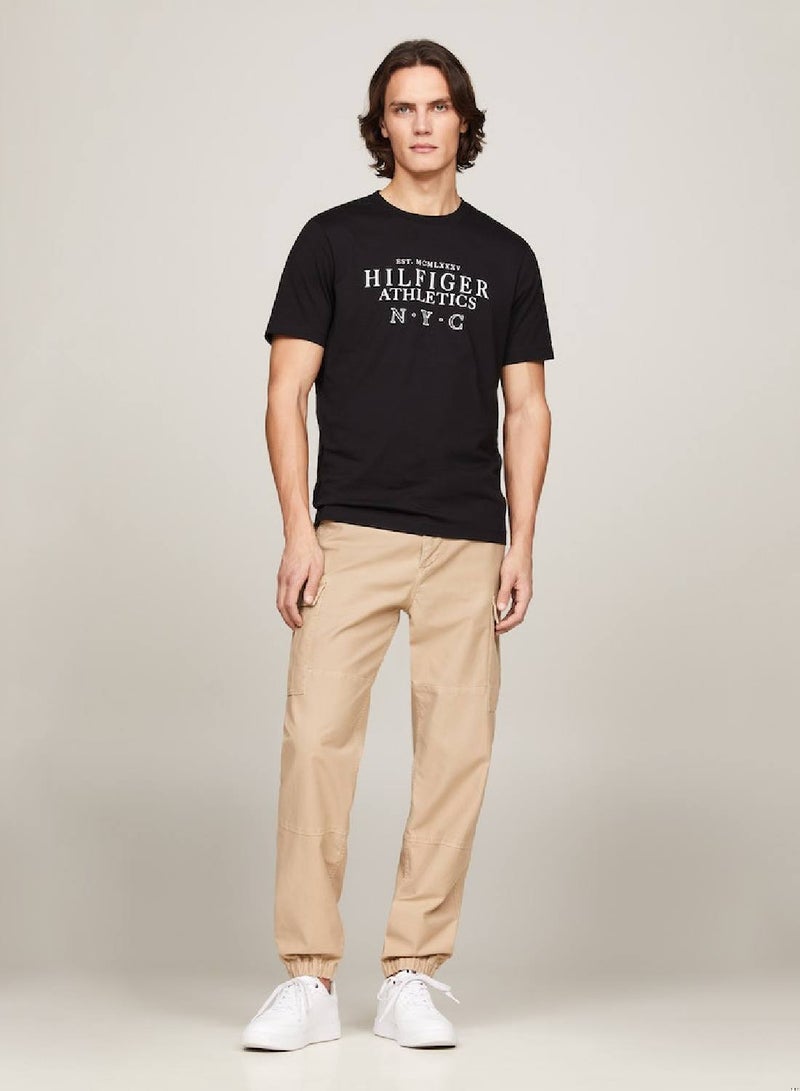 تومي هيلفيغر تيشيرت مزين بالشعار - Image 2