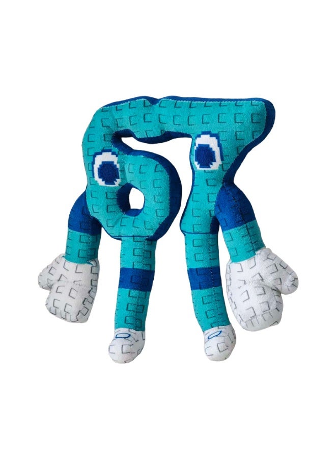 general cute 67 blue doll character doll cute plush toy the best gift for family and friends - Image 2