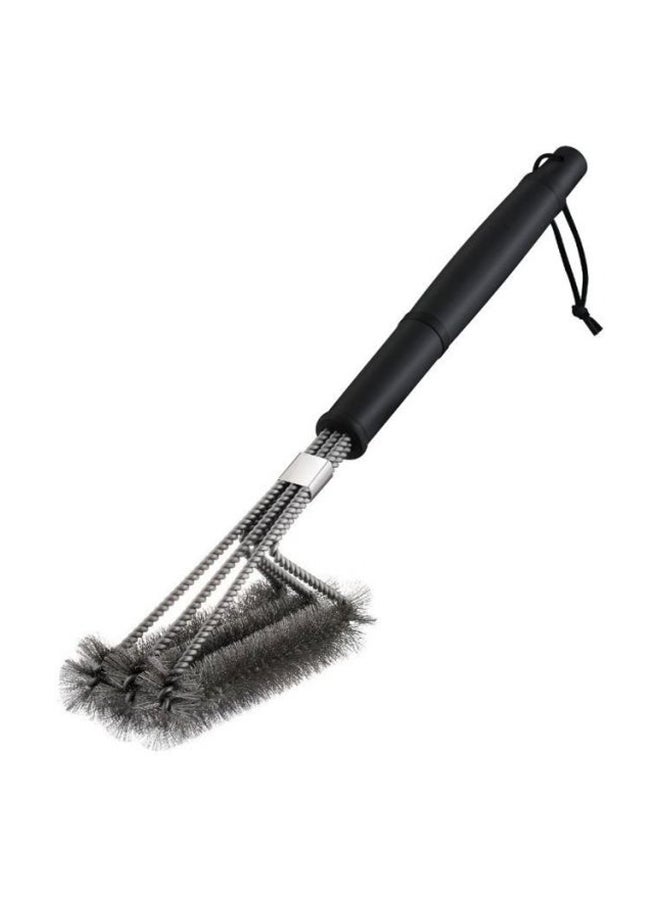 NIBEMINENT BBQ Grill Cleaner Brush Black/Silver