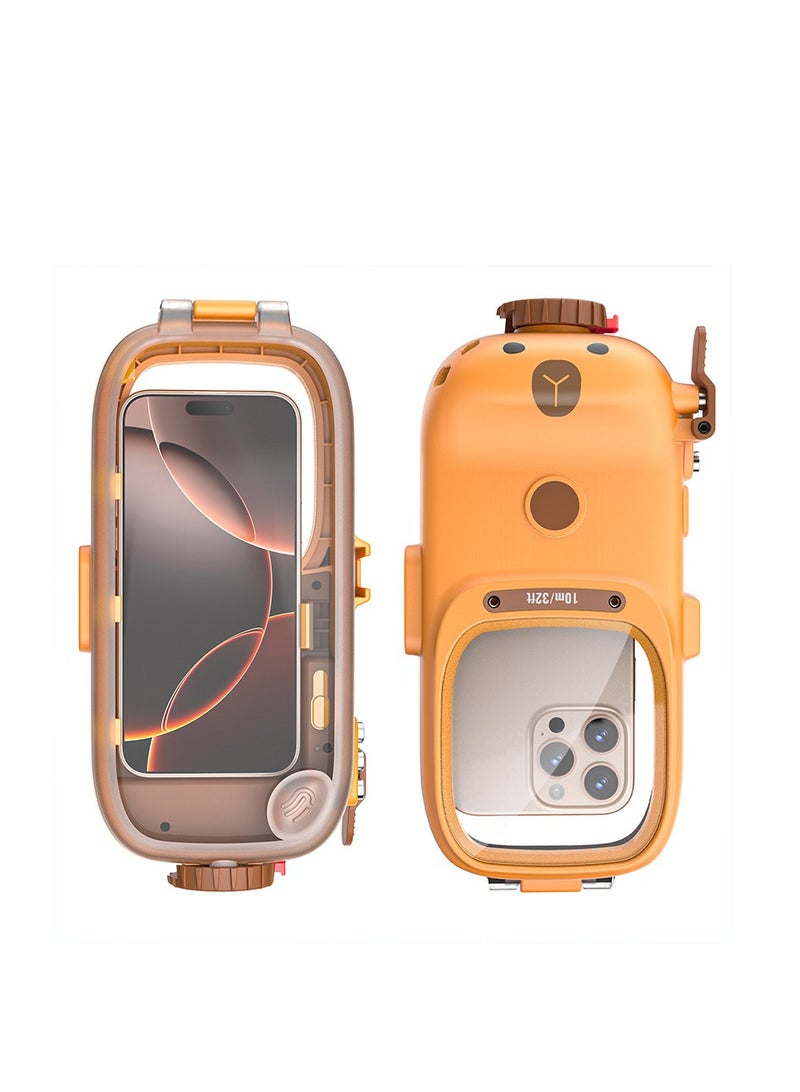 MOCOM Universal Underwater Diving Phone Case with Bluetooth – IPX8 15M/49FT Waterproof Housing for Samsung & Android Devices – Redpepper HD Lens, Sensitive Buttons, External Accessory Mounts – Pressure-Resistant & Scratch-Proof - Image 5