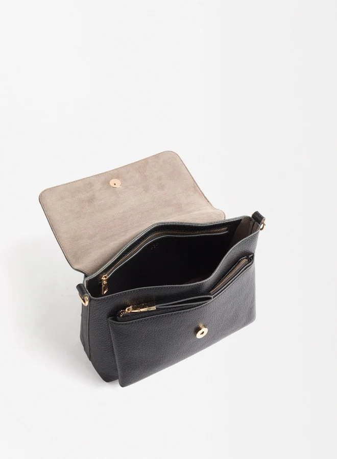 PARFOIS Crossbag With Flap Closure