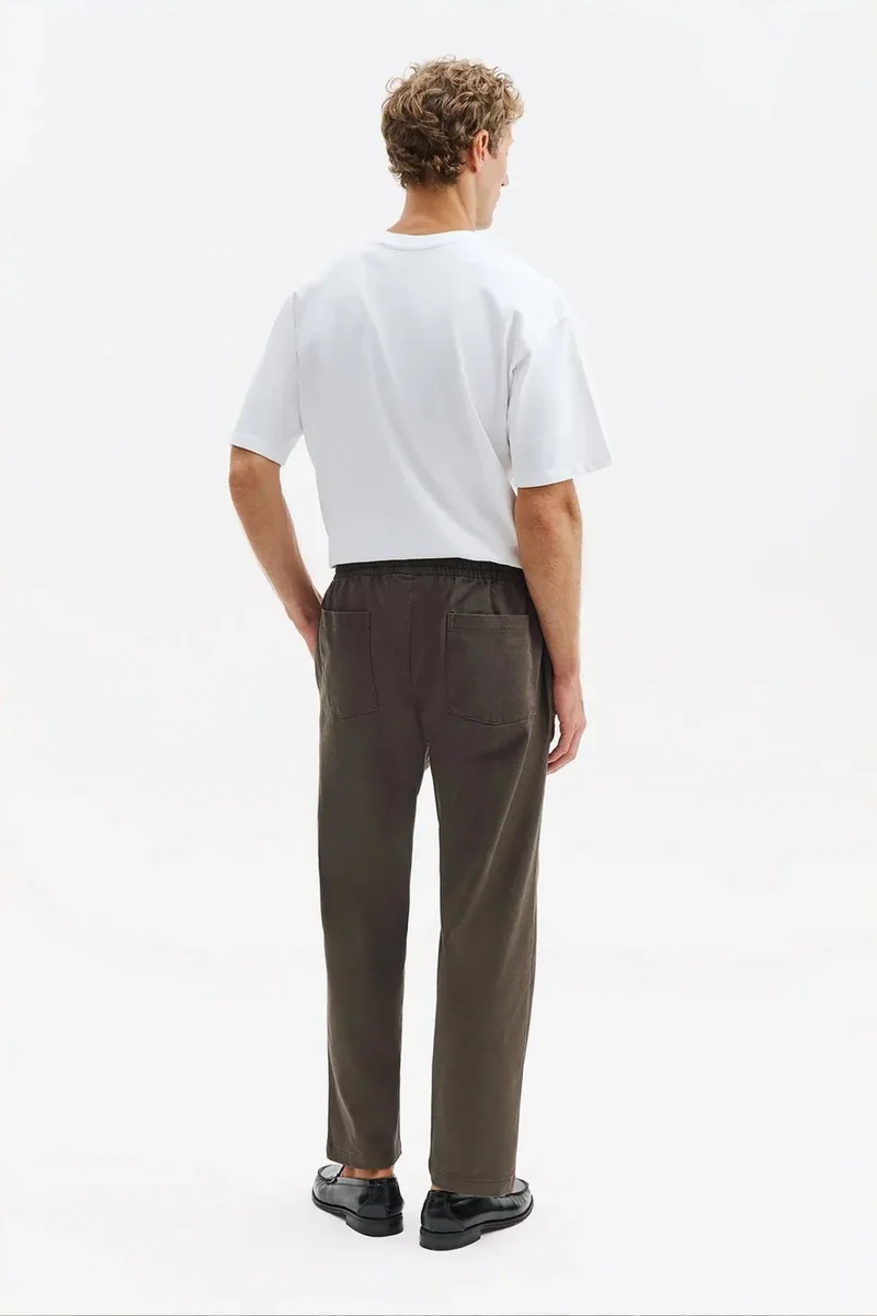 Giesto Charcoal Grey GIESTO Men's Cotton Stretch Suit Pants for Men | Best Price UAE