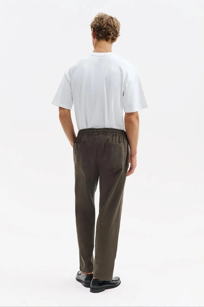 Giesto Charcoal Grey GIESTO Men's Cotton Stretch Suit Pants for Men | Best Price UAE