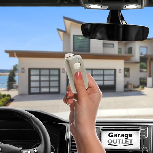 Garage Outlet 2X Garage Outlet 2-Button Replacement Garage Door Opener Remote Gate Control Code Dip Switch Car Visor Clip Transmitter for MCS Multicode Linear (MCS412001) - Image 5