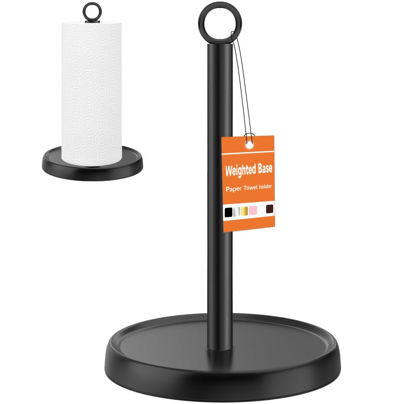 Paroto Paper Towel Holder Black - Image 1