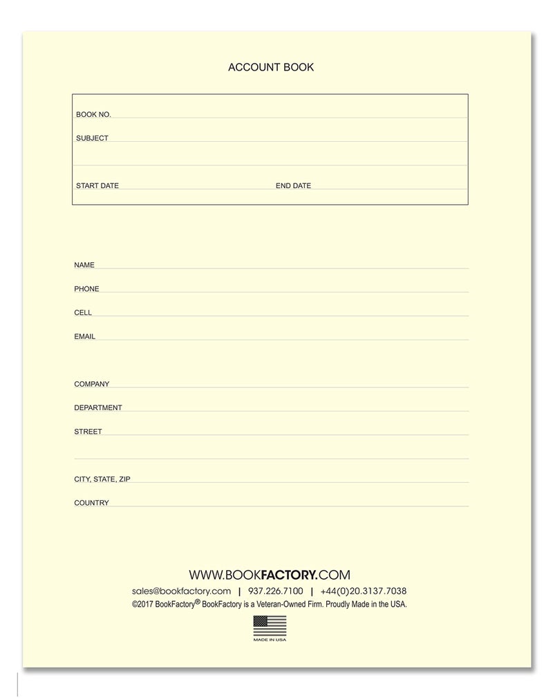 BookFactory Account Book/Ledger Book/Accounting/Account Notebook (4 Column/Four Columns Columnar Book Format) - 168 Pages, 8'' x 10'', Burgundy Cover, Section Sewn Hardbound (Made in USA) - Image 2