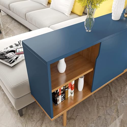 SUNBIRD Solid Matte Dark Blue Wood Peel and Stick Wallpaper Paper Decorative Self Adhesive Removable Vinyl Wall Paper Roll for Cabinets Kids Bedroom (24 X 60 Inch) - Image 5