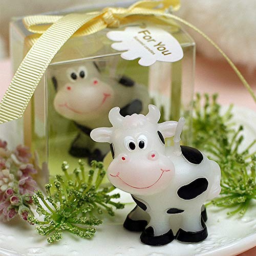 HiParty 3D Mini Cow Candle Molds, Dairy Cattle Silicone Soap Mold Chocolate Fondant DIY Craft Crayon Melt Clay Mold Farm Animal Party Cake Decoration - Image 5