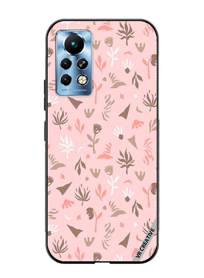 VR CREATIVE Protective Case Cover For Infinix Note 11 Pro Flower Seamless Pattern In Beautiful Abstract Style Design Multicolour - Image 1