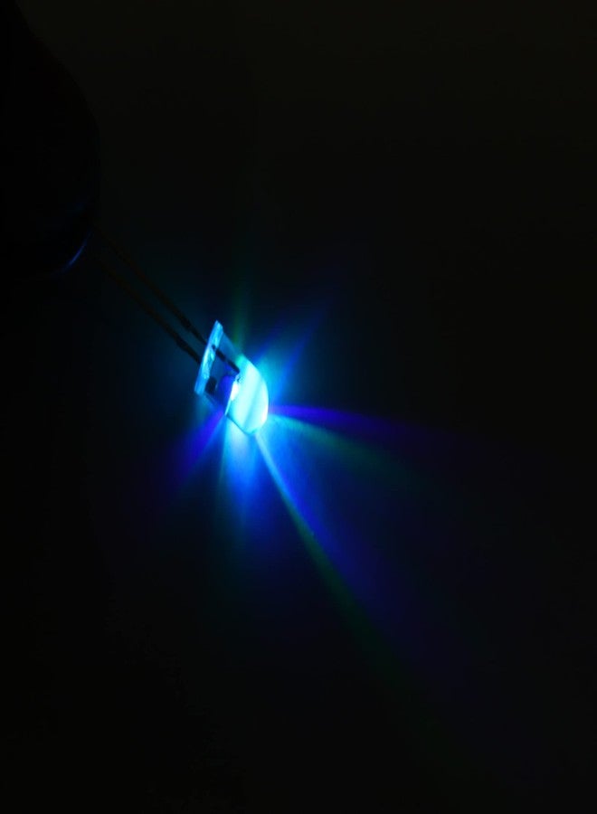 Electronicspices Electronic Spices 1000PCS 5mm Blue LED Diode Lights Colored Lens Diffused Super Bright Lighting Bulb Electronics Components Lamp Diodes - Image 3