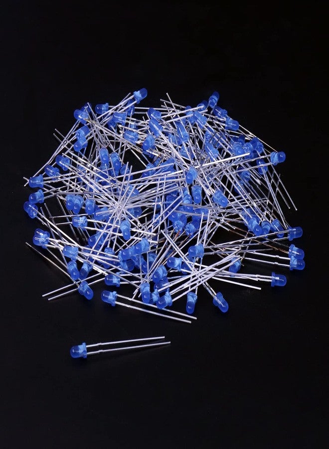 Electronicspices Electronic Spices 1000PCS 5mm Blue LED Diode Lights Colored Lens Diffused Super Bright Lighting Bulb Electronics Components Lamp Diodes - Image 2