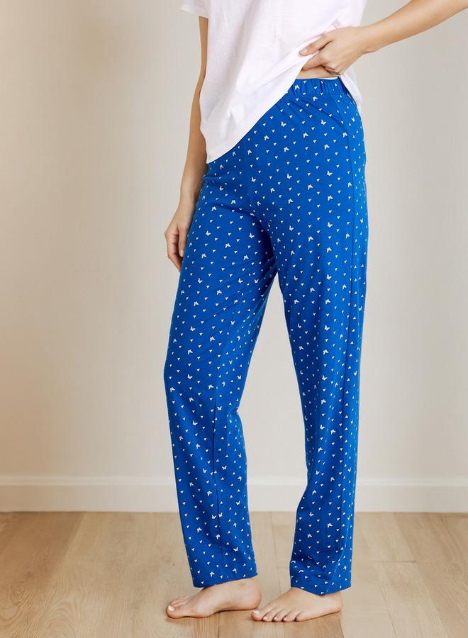 سبلاش فيڤ طقم بيجامة مطبوعة وقميص بياقة مستديرة - Image 3