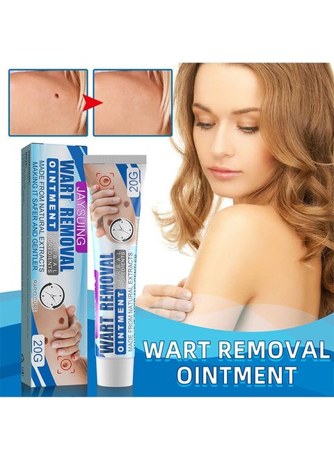 Skin Tag Wart Removal Ointment  - Wart Remover Ointment Maximum Strength - Plantar Warts - Natural Safe And Easy To Use - 20G
