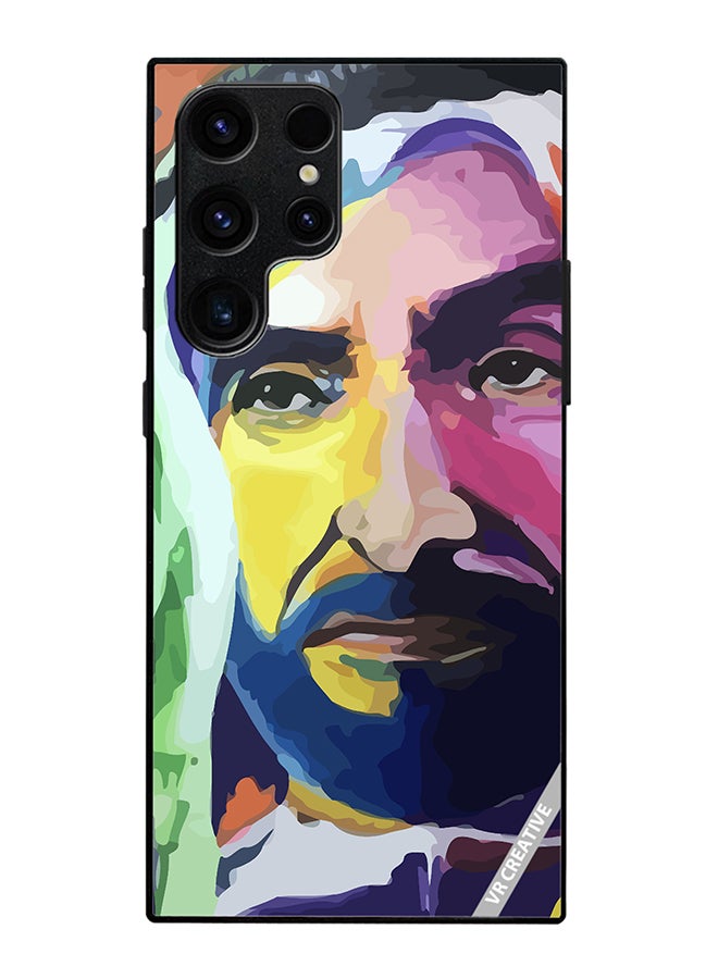 VR CREATIVE Protective Case Cover For Samsung Galaxy S25 Ultra Sheikh Zayed Bin Sultan Al Nahyan Design Multicolour