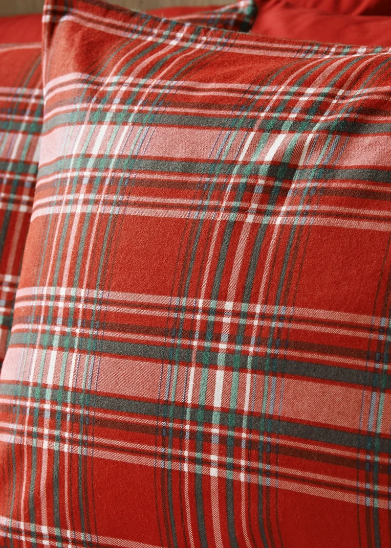 ماتلان Red Check Duvet Set