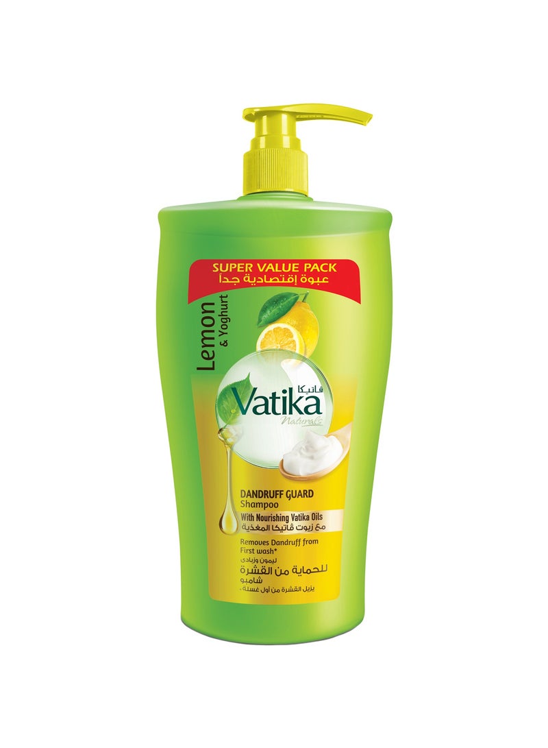 فاتيكا ناتشورالز شامبو ضد القشرة غني بالليمون والزبادي 1000مل - Image 1