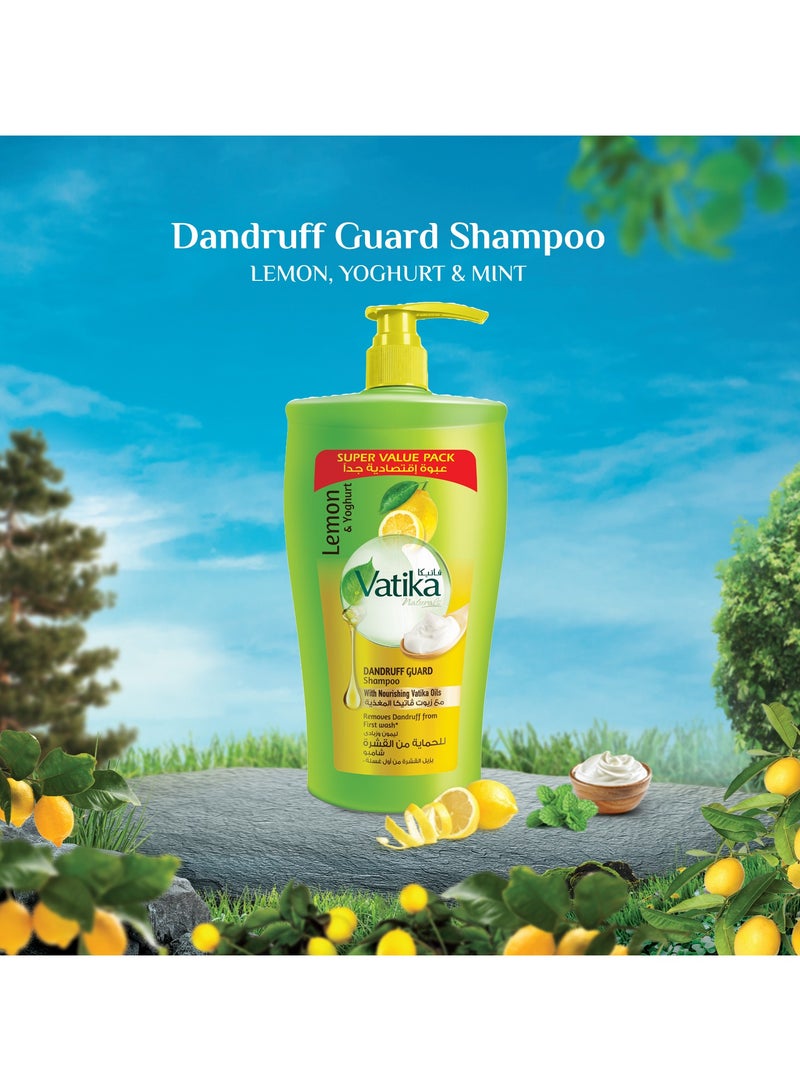 فاتيكا ناتشورالز شامبو ضد القشرة غني بالليمون والزبادي 1000مل - Image 2