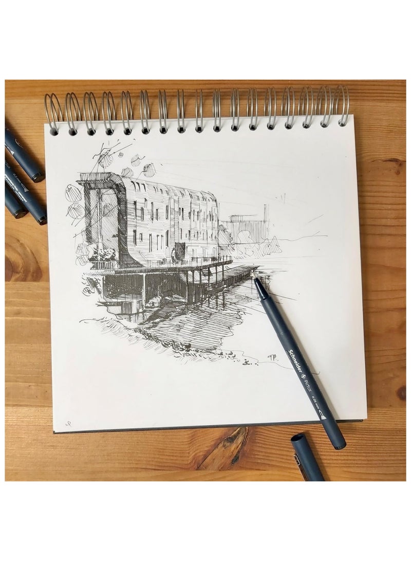 Schneider قلم حبر أسود من نوع فينيلاينر 3 قطع - Image 4