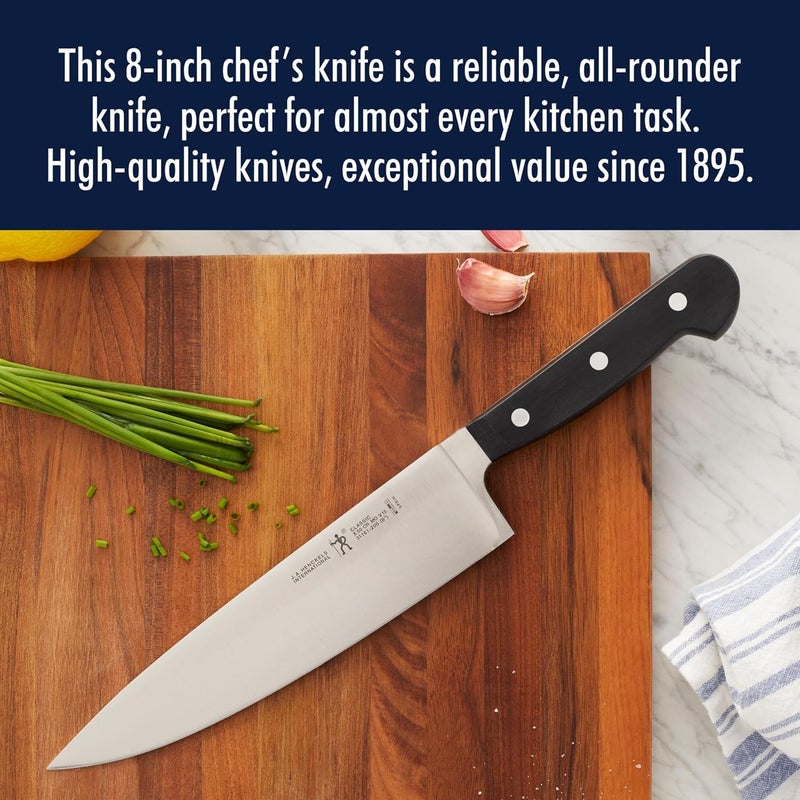 HENCKELS Classic Razor-Sharp 8-inch Slicing Knife, German Engineered Informed by 100+ Years of Mastery, Stainless Steel - Image 2