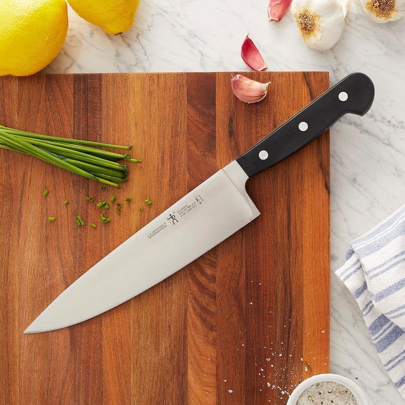 HENCKELS Classic Razor-Sharp 8-inch Slicing Knife, German Engineered Informed by 100+ Years of Mastery, Stainless Steel - Image 1