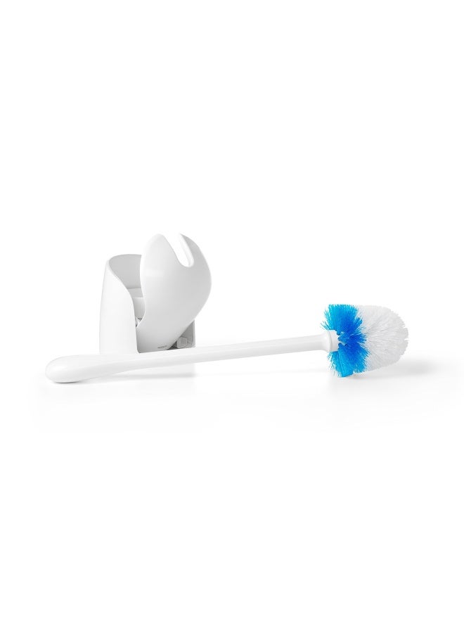 OXO Oxo Good Grips Compact Toilet Brush And Canister Blue White  1 Count  Pack Of 1   1281600  - Image 5