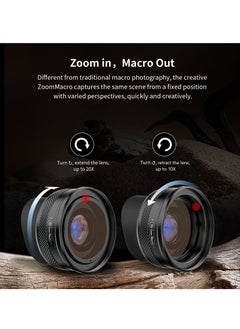 آبيكسل عدسة ZM100MM الآلية، وضع مراقبة العين، تكبير/تصغير الماكرو، تكبير/تصغير الماكرو، عدسات مايكرو عالمية المشبك، مناسبة لأجهزة سامسونج وآي فون وجميع الهواتف الذكية  - Image 2