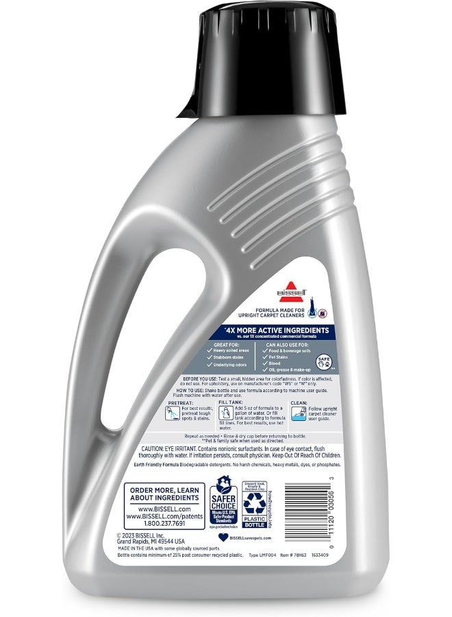 Bissell Bissell 78H63 Deep Clean Pro 4X Deep Cleaning Concentrated Carpet Shampoo, 48 ounces - Silver - Image 2
