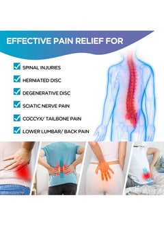 Comfytemp Ice Pack For Lower Back Pain Relief, Fsa Hsa Eligible, Reusable Gel Back Ice Pack Wrap For Sciatica Injuries With Hot Cold Compression, Back Brace For Lumbar, Waist, Sciatic Nerve, Coccyx  - Image 2