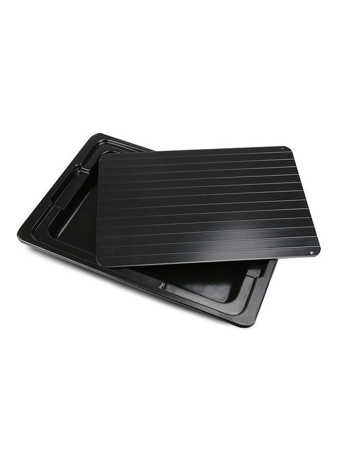 NIBEMINENT Defrosting Tray Black 35.5x20.5x0.3cm 