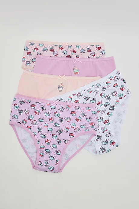 أر أند بي 5 Pack Printed Bikini Briefs
