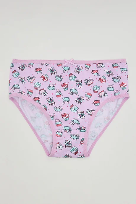 أر أند بي 5 Pack Printed Bikini Briefs