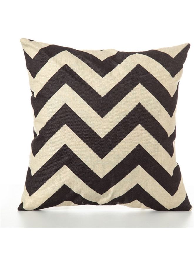 نيبمينينت غطاء وسادة ديكور أبيض/ أسود 45x45سم