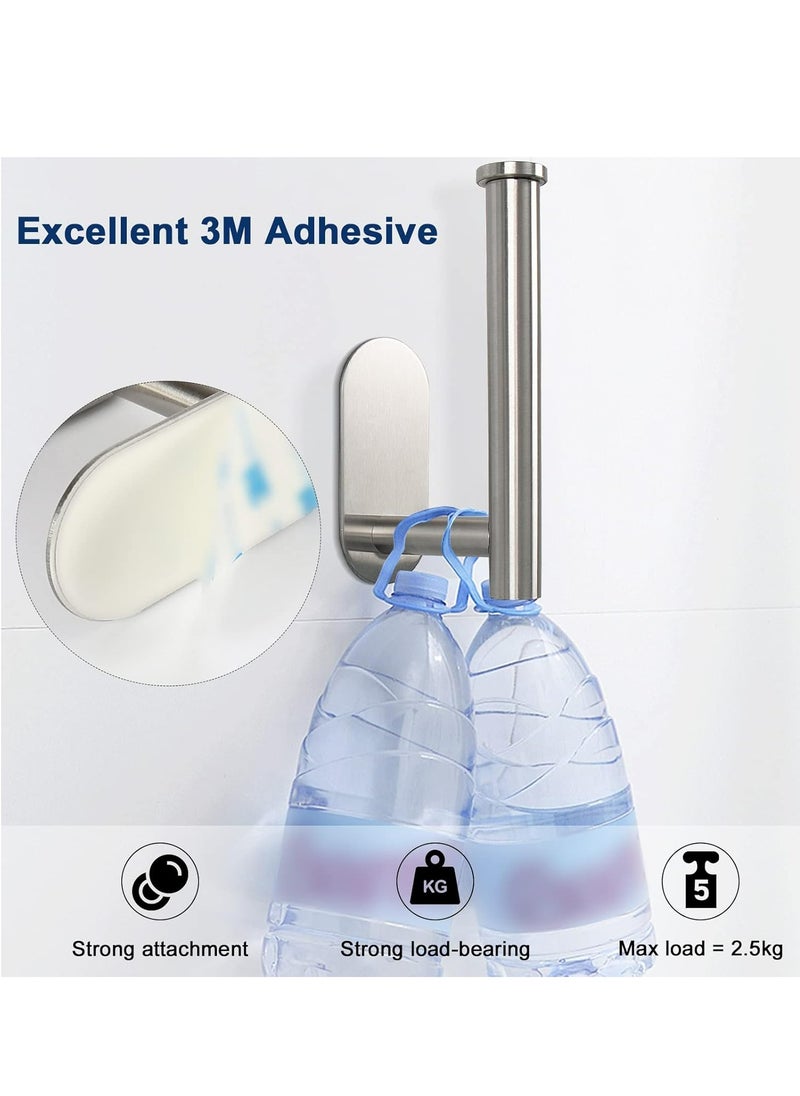 Oasisgalore - Self-Adhesive Toilet Paper Holder,No-Drill Design for Bathroom, Kitchen, Washroom (1 Pack) - Image 1