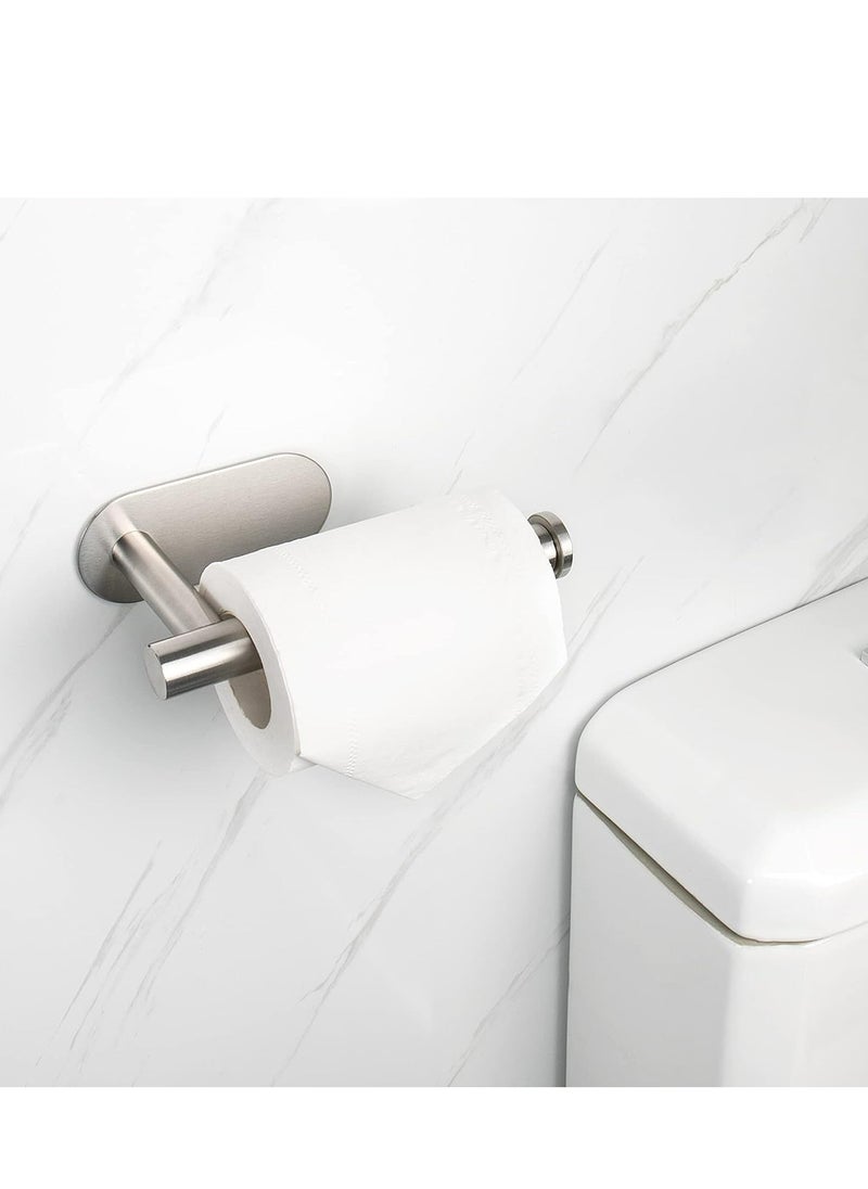 Oasisgalore - Self-Adhesive Toilet Paper Holder,No-Drill Design for Bathroom, Kitchen, Washroom (1 Pack) - Image 1