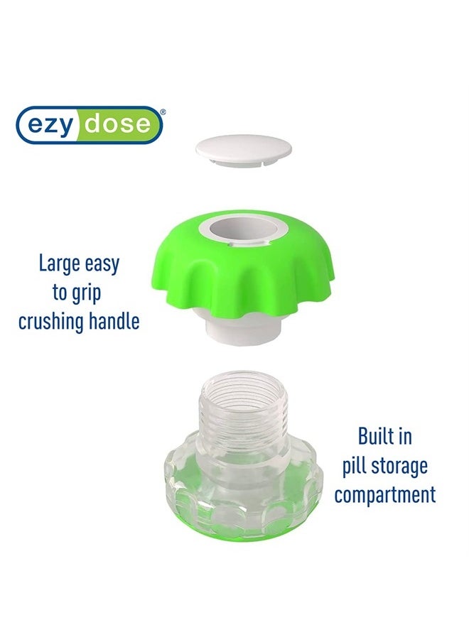 Ezy Dose Pill Crusher, Cutter and Grinder, Daily Usage, Safely Cut Pills, Vitamins, Tablets, Accurate and Easy Cuttings, Stainless Steel Blade, Storage Compartment, Colors May Vary, Large, BPA Free  - Image 4