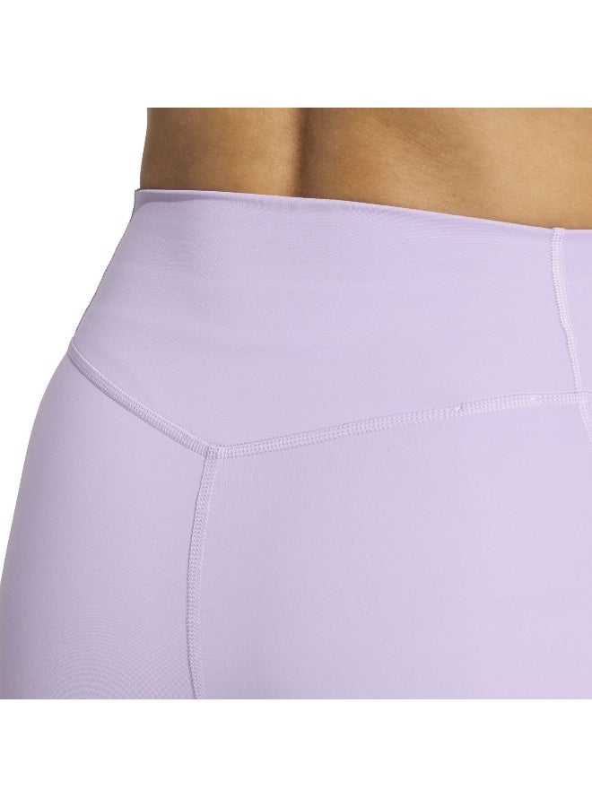 Adidas Opt St Hr 7/8 L Purple Training Tights For Women 2XS  - Image 5