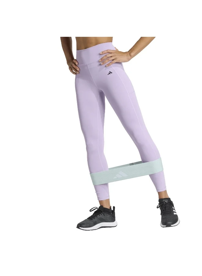 adidas Adidas Opt St Hr 7/8 L Purple Tights (7/8) Tights For Women