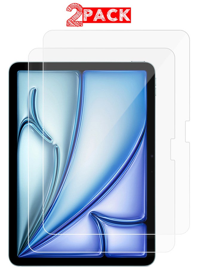 CATANES 2 PCS of Screen Protector for iPad Air 11 Inch (M3) 2025/ iPad Air 11 inch (M2) 2024, Tempered Glass Film Guard for iPad Air 7th/6th Generation Accessories -Clear - Image 1