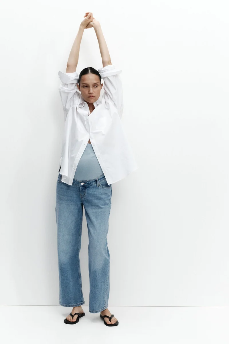 MAMA Straight Ankle Jeans