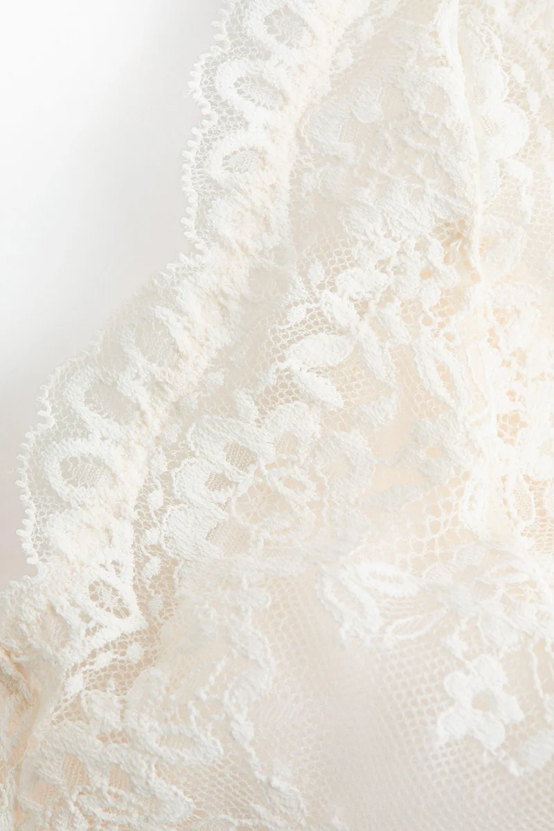 H&M Padded soft lace bra