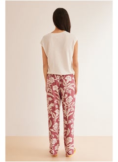 women'secret Paisley print viscose pants  - Image 3