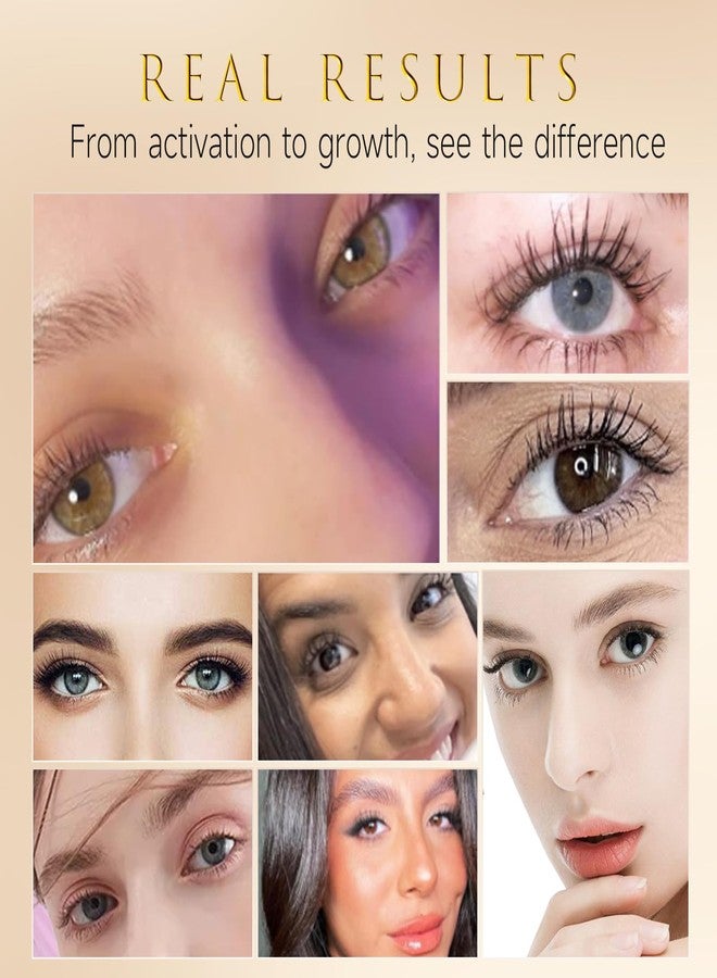 ASAMO Eyelash Growth Serum – 15 Plant Extracts for Longer, Denser & Robust Lashes,Boosts Natural Lash Development,eyelash serum,Enhance Natural Beauty, Hypoallergenic Oil Free,lash growth serum（PURE GOLD） - Image 5