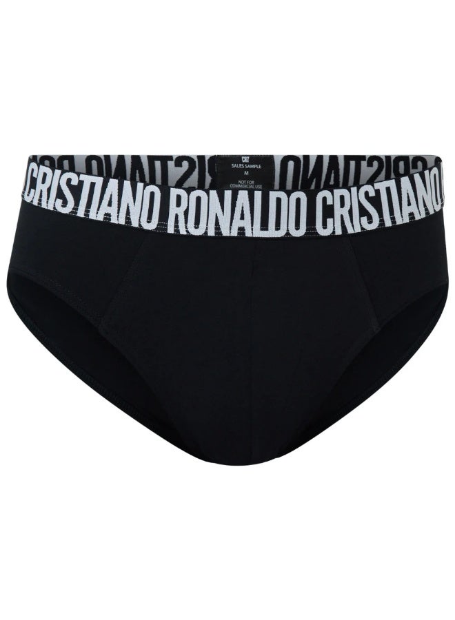 CR7 Men’s Cotton Stretch Briefs 5-Pack – Breathable Comfort Underwear, Multi-Color (Black, Blue, Burgundy, Teal, White) – 95% Cotton, 5% Elastane - Image 3