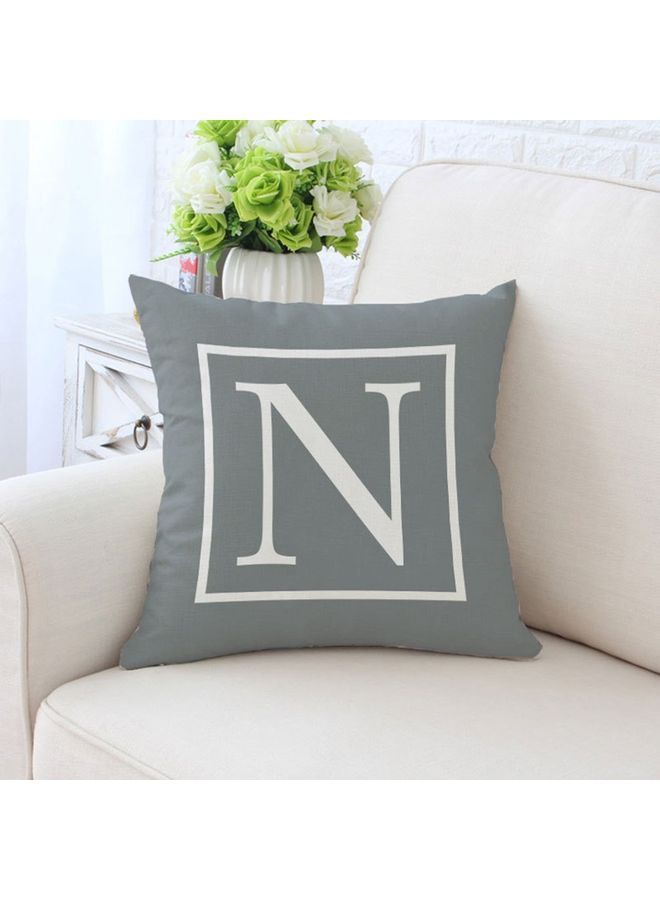 نيبمينينت غطاء وسادة ديكور رمادي/ أبيض